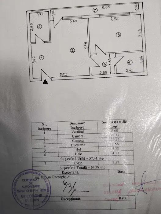 De vânzare apartament 2 camere Popești-Leordeni, Str. Popești Români 64C