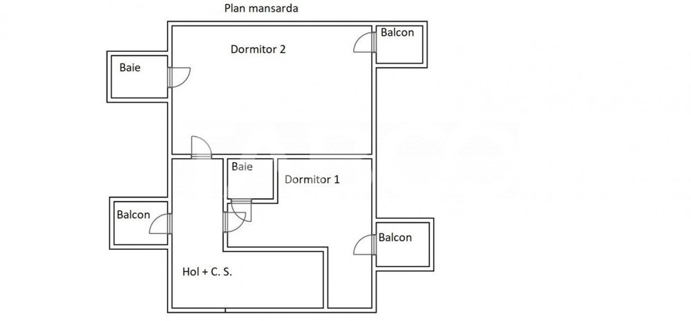 Apartament de vanzare 3 camere 98 mpu 3 bai 5 balcoane loc parcare