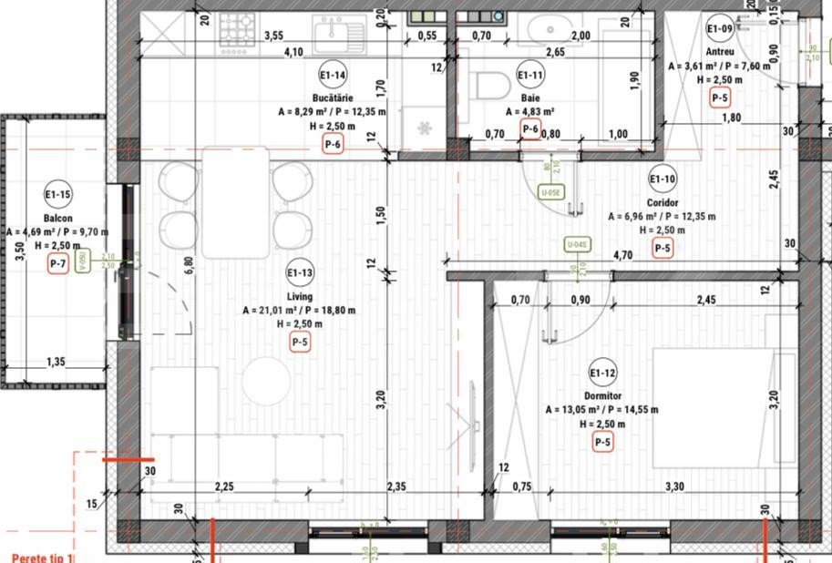Apartament 2 camere, decomandat, 59 mp, Mosnita Noua - Urseni