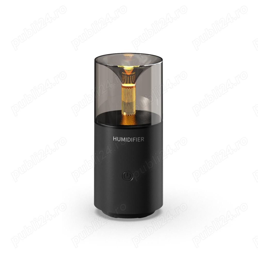 Difuzor umidificator de aroma masina/birou/dormitor, USB, silentios, capacitate rezervor apa 120 ml