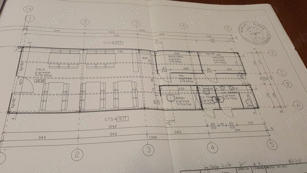 Constructie panouri + terasa