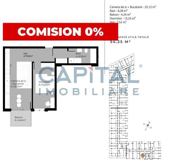 Apartament cu 2 camere in cartierul Sopor