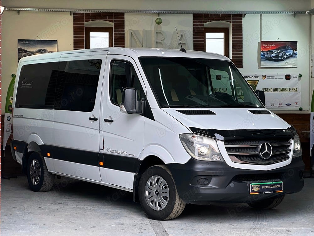 Mercedes-Benz Sprinter 316 CDI 7G Tronic 8+1 Locuri 163 C,P An 2017 Euro 6