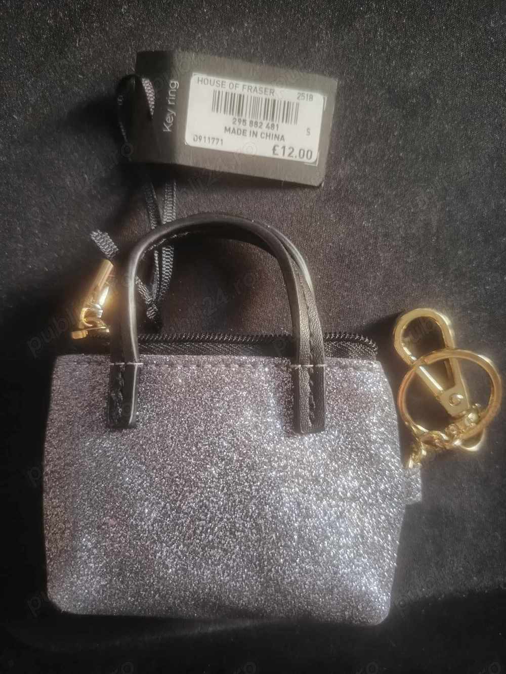 Gentuta pentru chei Keychain Mini Coin Purse Purse Handbag Decor 