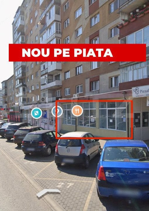 Spatiu comercial, cu 2 incaperi, 115 mp utili, zona Bulevardul Transilvaniei