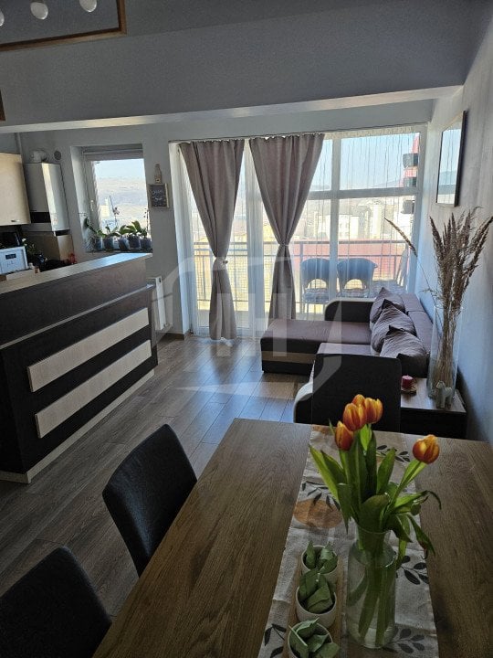 Apartament 2 camere cu panorama, zona Petrom