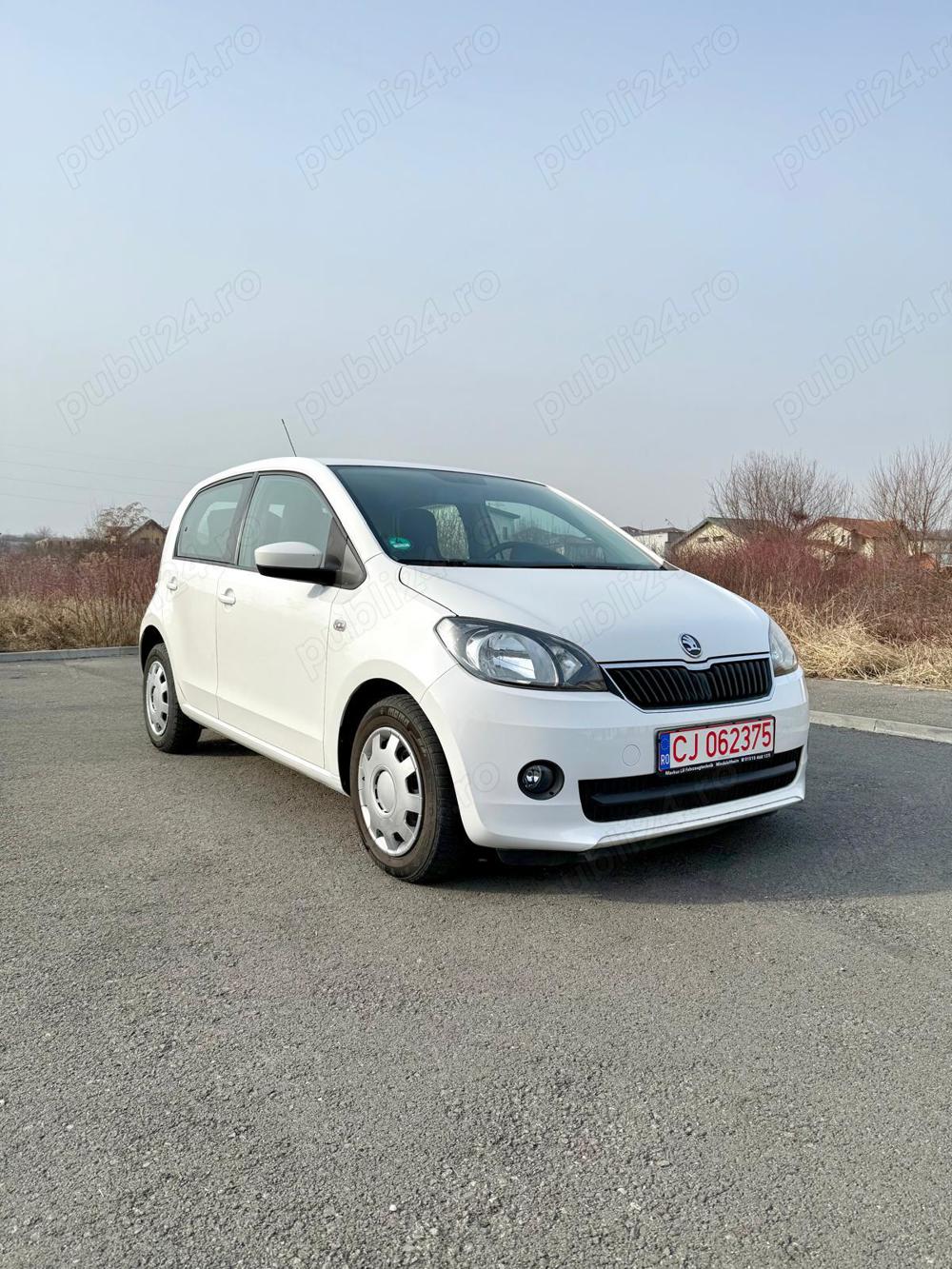 Skoda Citigo 1.0 mpi, 75cp, clima, 4 usi, 2013 (volkswagen up!)