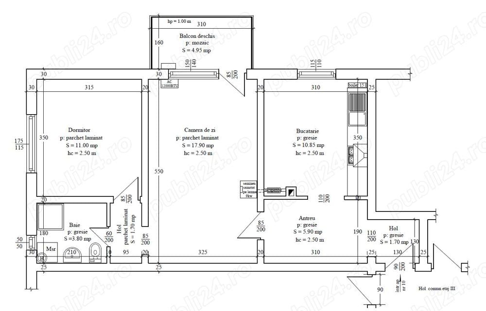 Apartament 2 camere de vanzare, zona Stadion