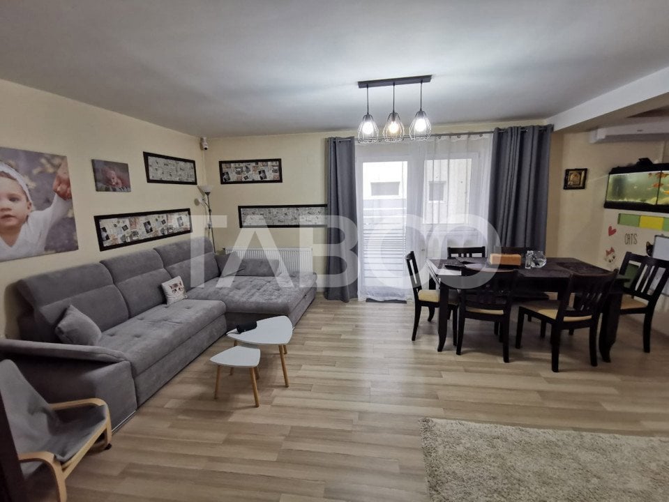 Apartament 3 camere de vanzare la etajul 1 zona Brana mobilat utilat