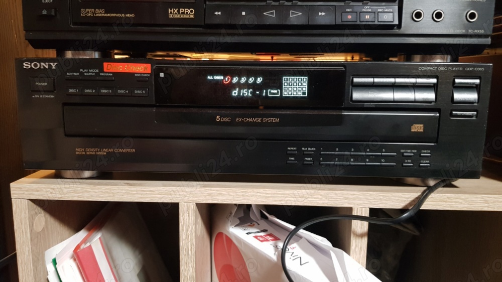 Sony CDP C365 Cd player cu 5 cd
