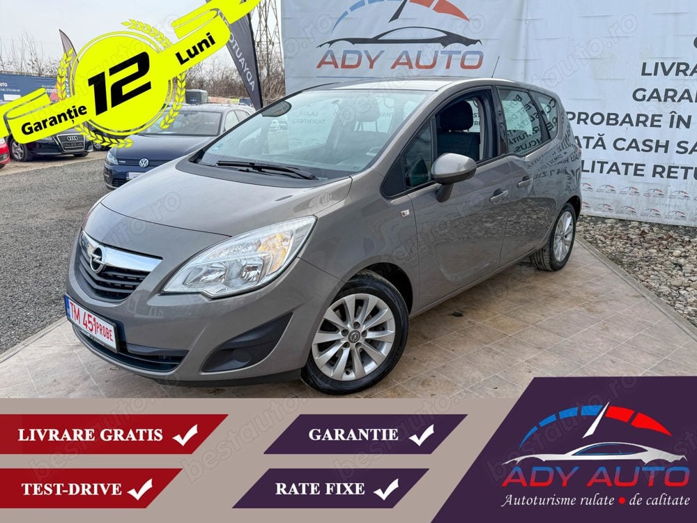 OPEL MERIVA 1,4 Benzina . Rate fixe . Garantie 12 luni . Buy back . Test drive . Livrare gratis