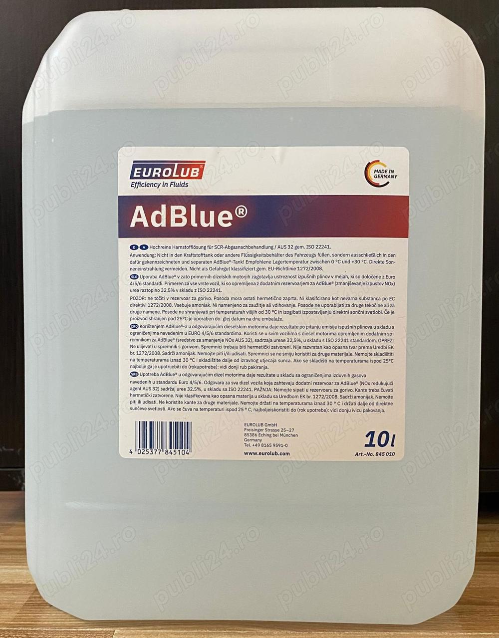 AdBlue Original Producator German Brand EUROLUB