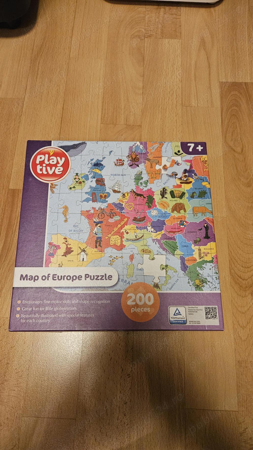 Puzzle Play Live Harta Europa 200 de piese