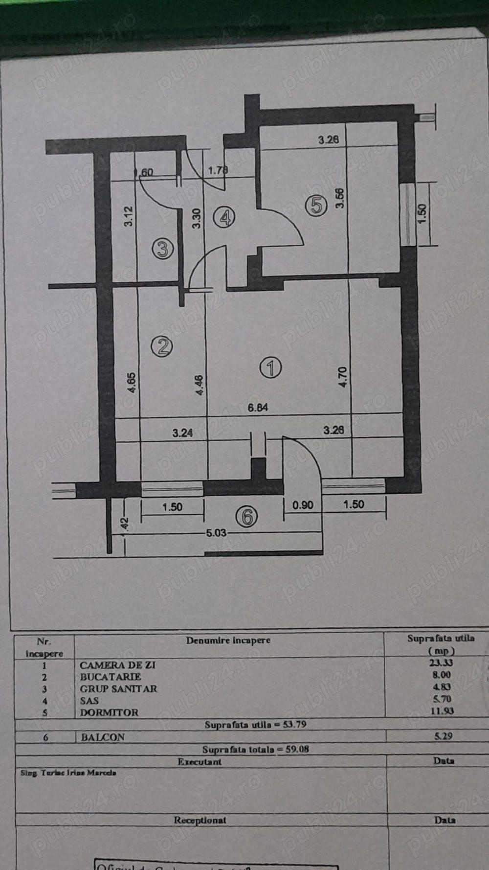 Apartament 2 camere Dr. Taberei ANL BRÂNCUȘI