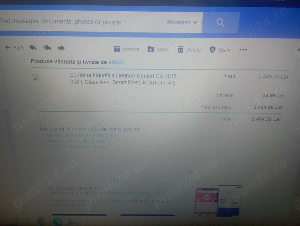 Combina frigorifica Liebherr 