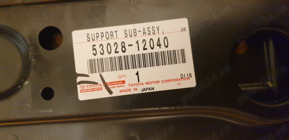 Suport radiatoare toyota corola 2018