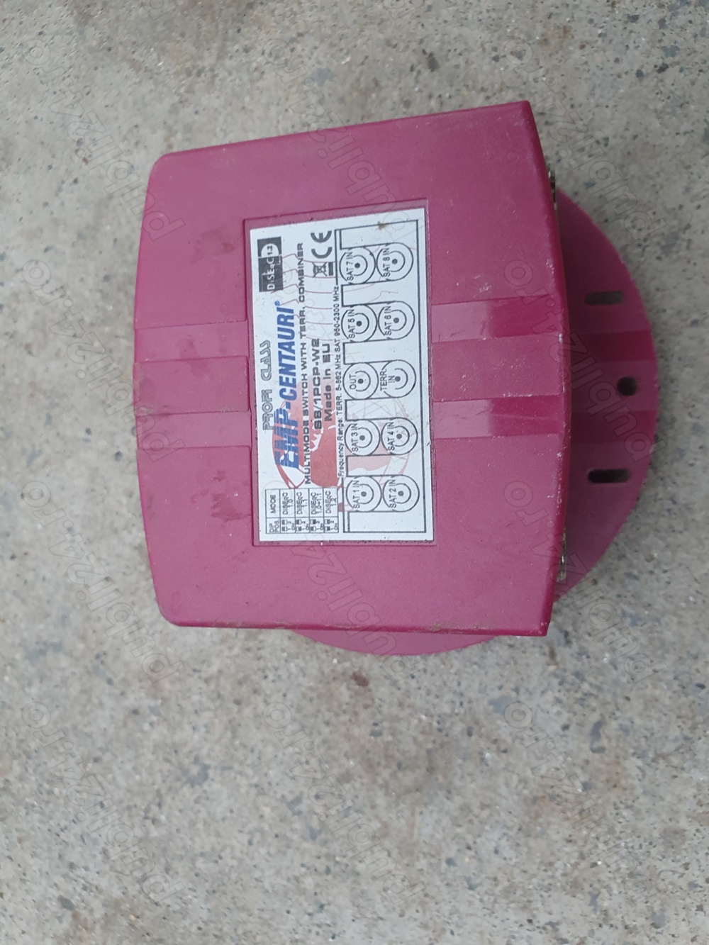 Vand DiSEqC switch S8 1PCP-W2, NOU! 8 porturi