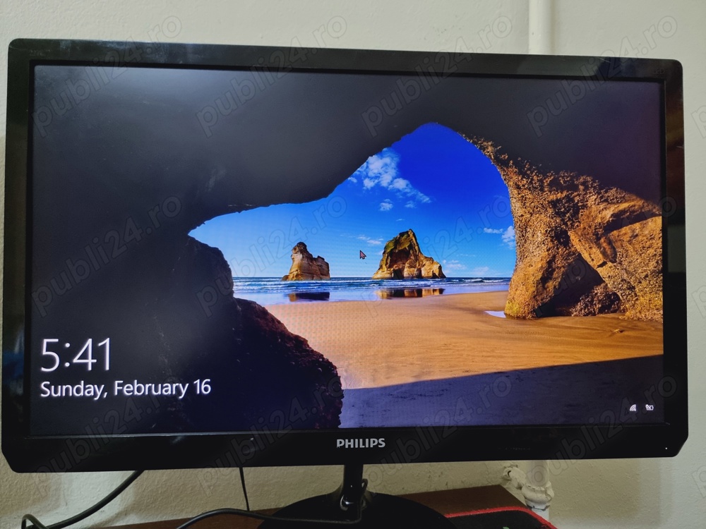 Monitor Ful-HD LCD Philips 227E4LHAB 00 de 21,5 inci,54,6 cm