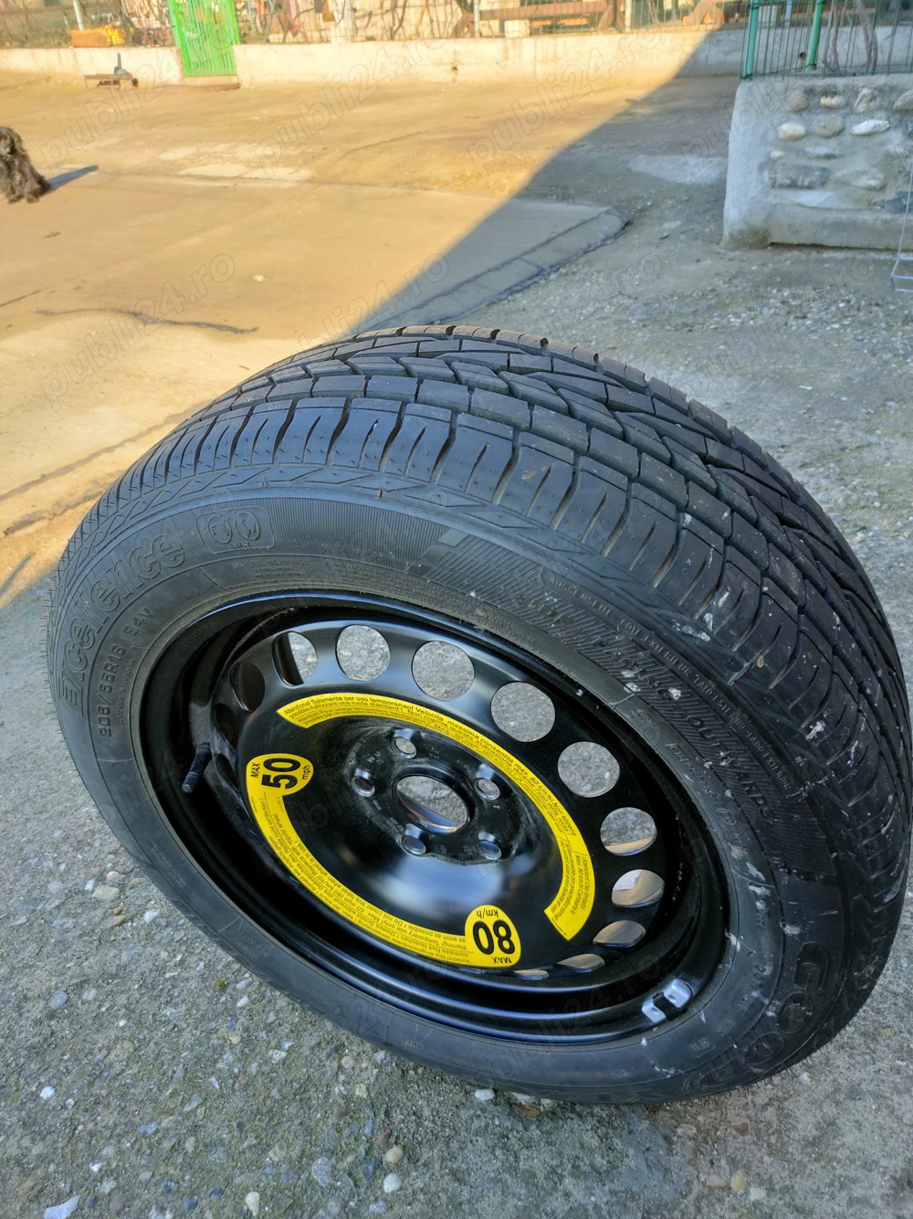 Roată de rezervă  nefolosită  205/55/16