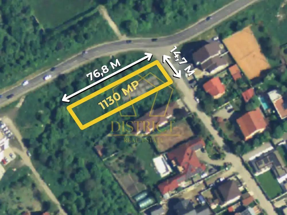 Teren intravilan 1130mp | Torontalului | Comision 0%