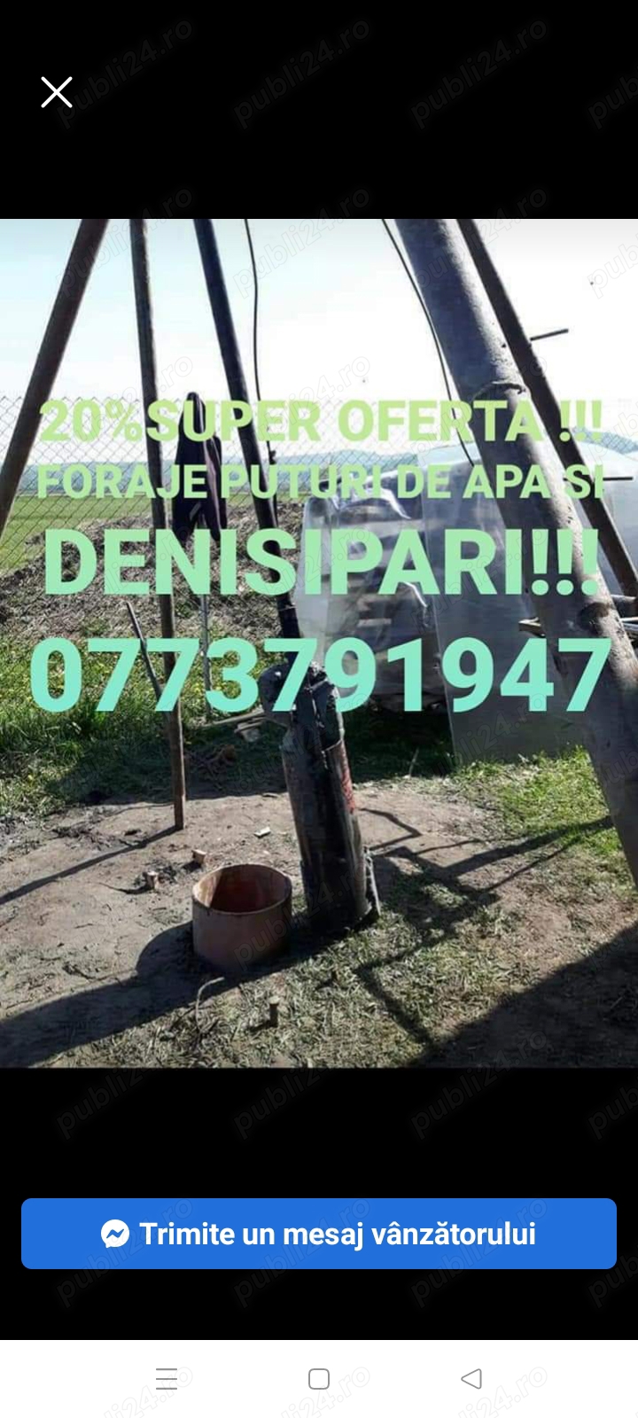 Foraje puțuri de apa 