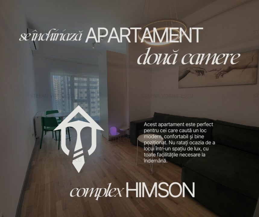 Se închiriază: Apartament 2 Camere - Complex Himson