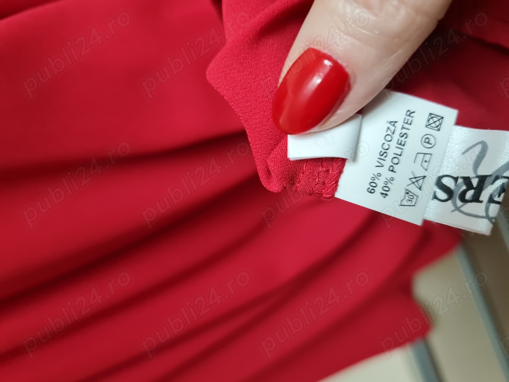 bluza rosie din vascoza 48-52