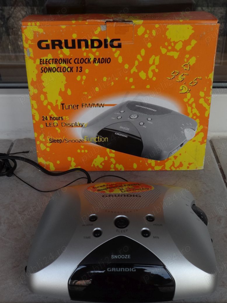 Radio cu ceas GRUNDIG Sonoclock 13, Sono-clock 400, 450 