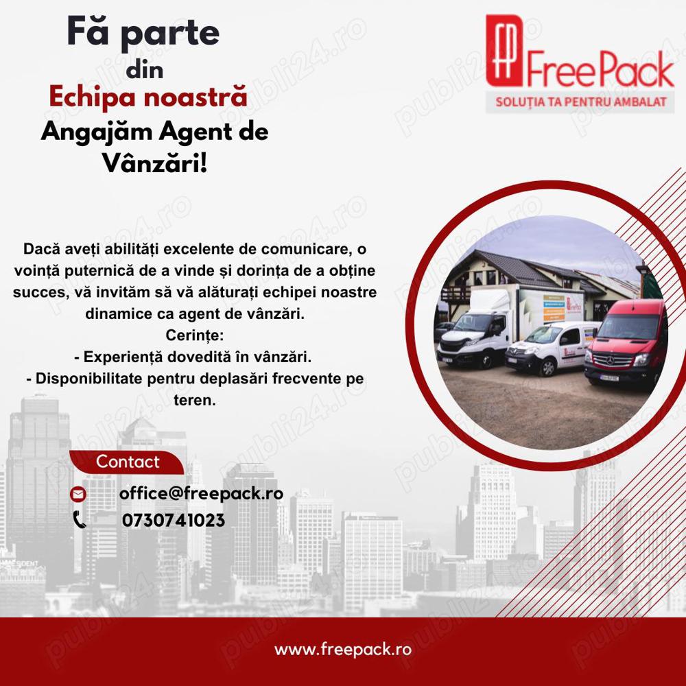 Angajam Agent de Vanzari