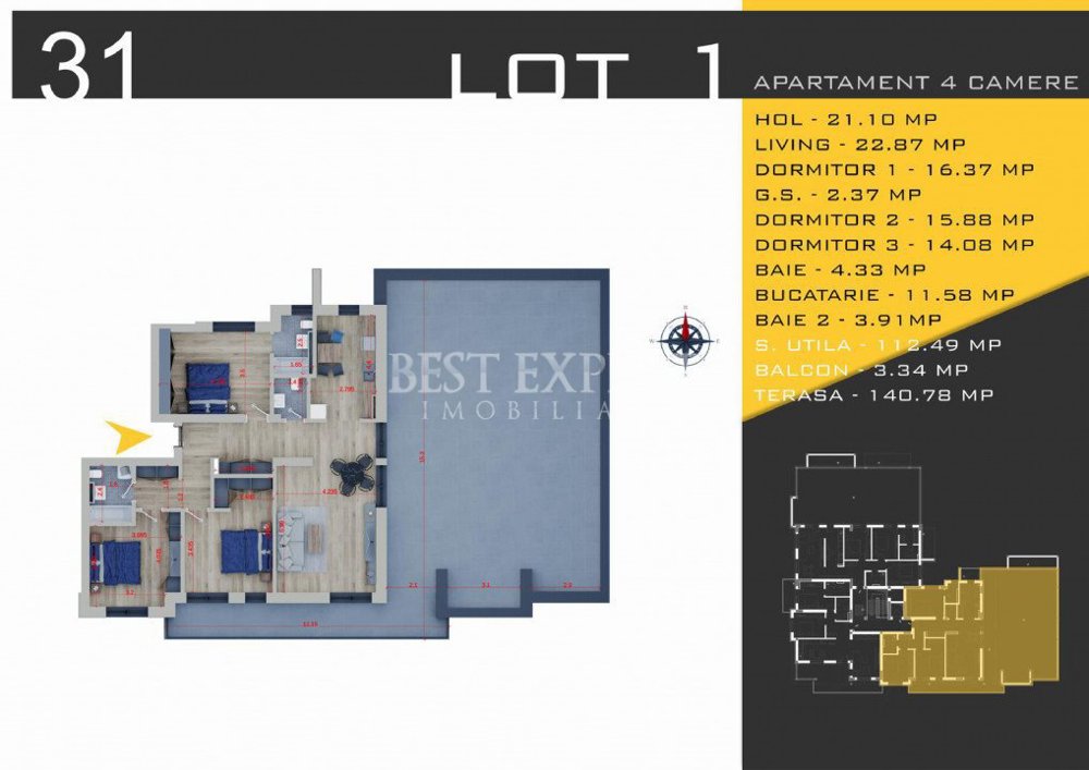 4 Camere Direct Dezvoltator