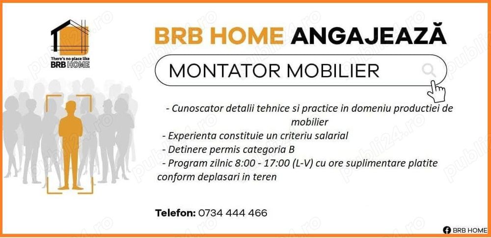 Montator mobilier la comanda