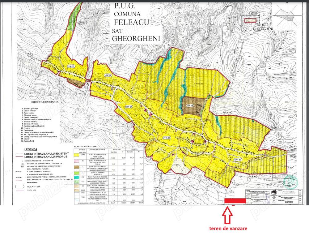 Teren deosebit in satul Gheorgheni, comuna Feleacu