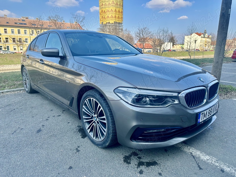 BMW 520D G30 Sport Line, Piele, Navi, HeadUp, HiFi, Led Adaptiv