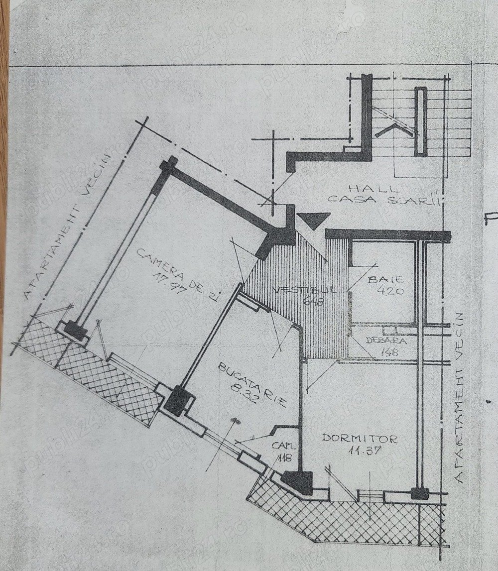 Apartament 2 camere Fainari colt cu Mosilor,