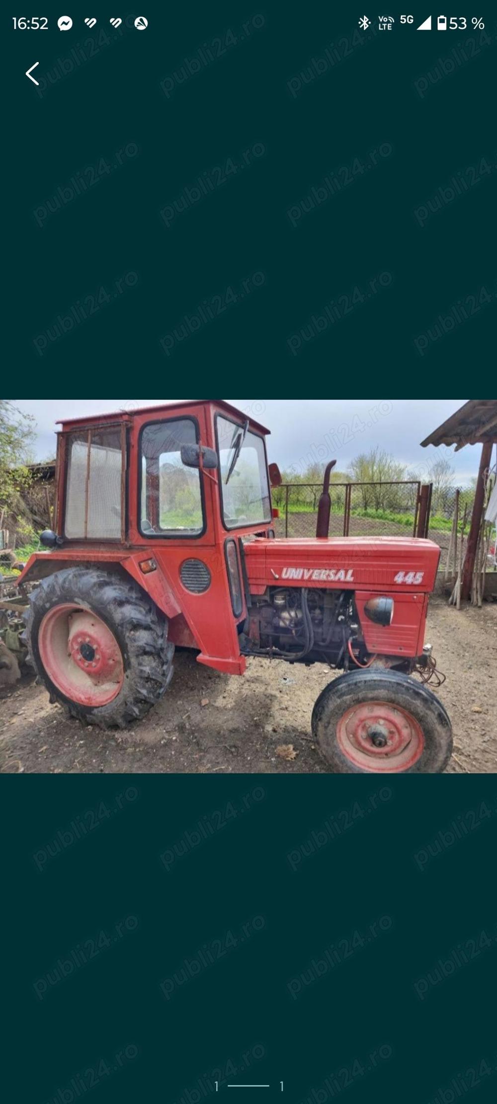 Vand tractor UTB 445
