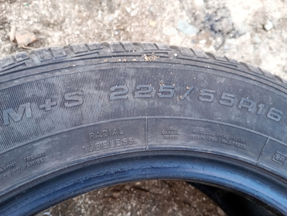 Vând Anvelope 225/55R16