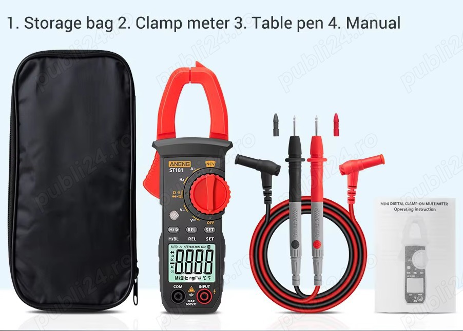Multimetru cu clampmetru Aneng 2 modele