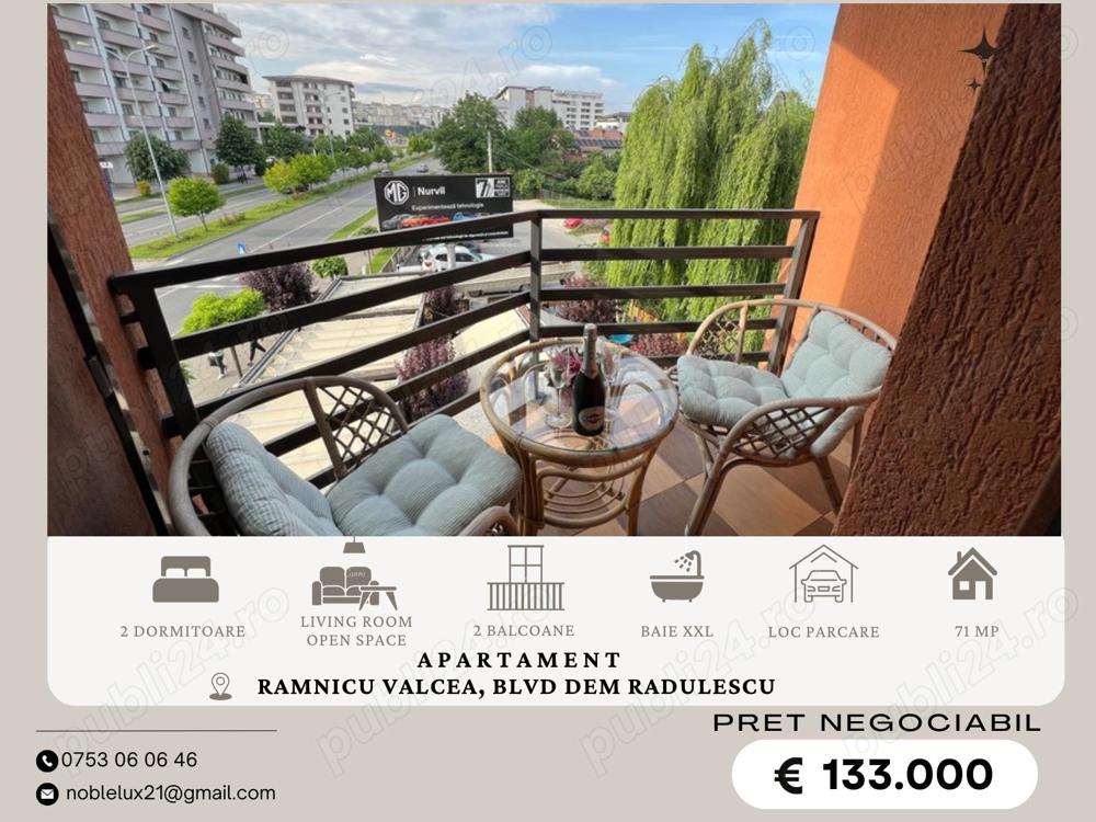 Apartament |3 camere|Dem Radulescu|71 mp| Loc Parcare | Etaj 2 4