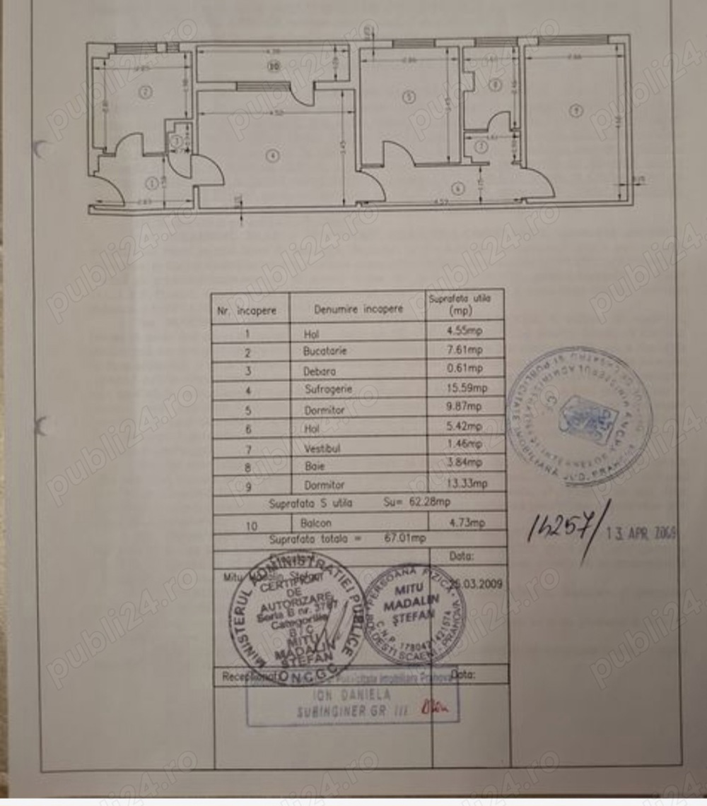 Apartament 3 camere