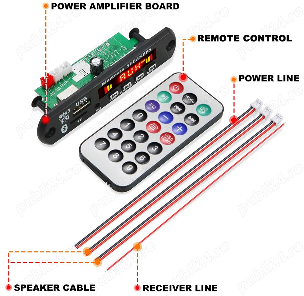 Modul decodor cu amplificator integrat, 3 modele