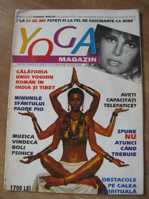 Lot 20 reviste YOGA MAGAZIN , primul an 1996 , 2 