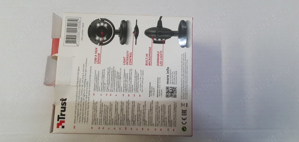 Camera web cu microfon Trust