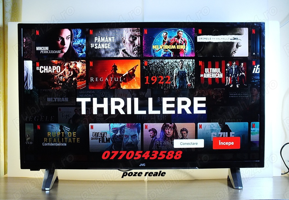 smart TV JVC cu diagonala de 81 cm 