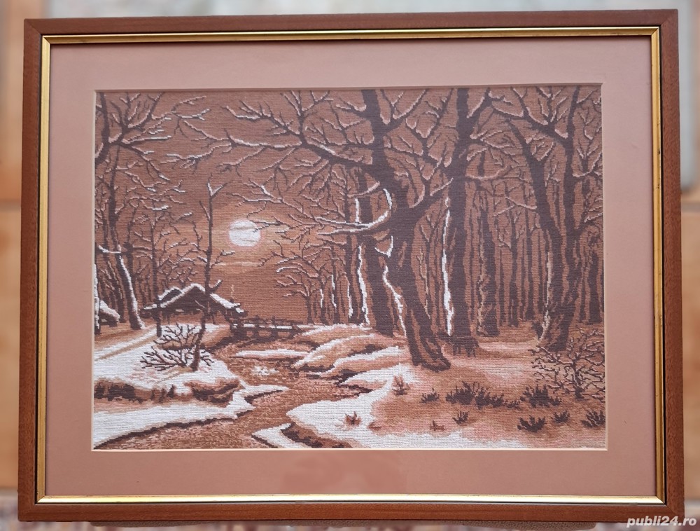 goblen cusut " Noapte feerica"