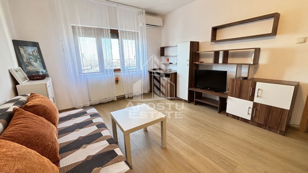 Apartament spatios cu o camera, 40 mp, zona Steaua