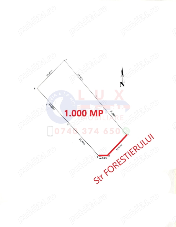 ID 7619 Teren intravilan - Str FORESTIERULUI