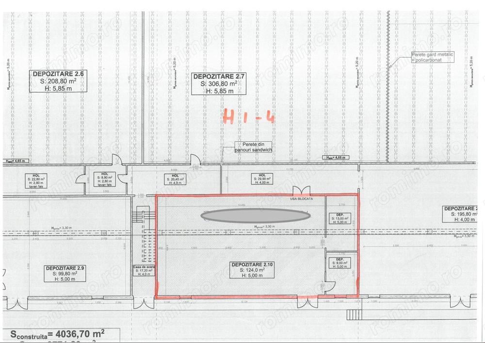 De inchiriat spatii pentru depozitare in zona Parcului Industrial Freidorf, 54 mp, 70 mp, 124 mp