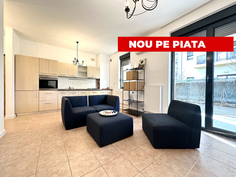 Apartament 2 camere, mobilat modern, 47 mp utili + 80 mp gradina - Dumbravita