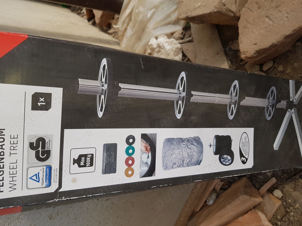 Vând suport pt 4 roți 