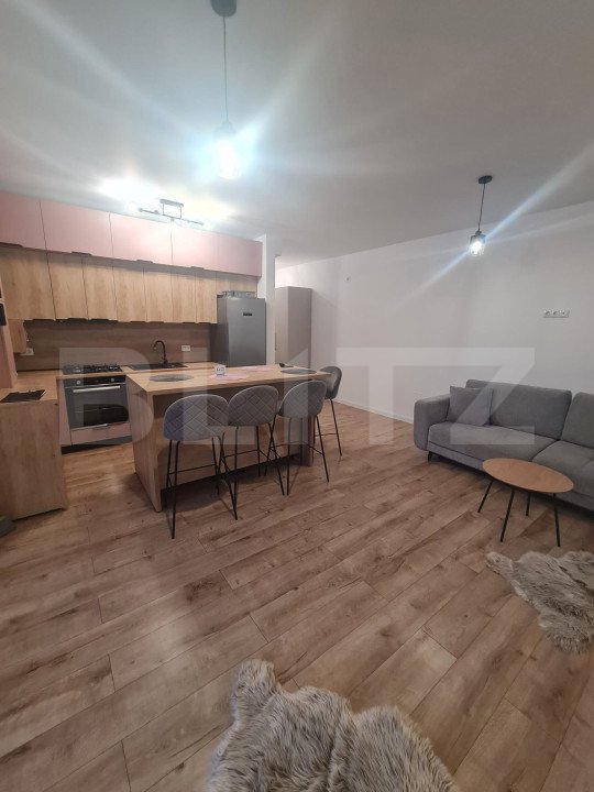 Apartament nou, 55 mp utili, gradina si terasa 97 mp, garaj subteran